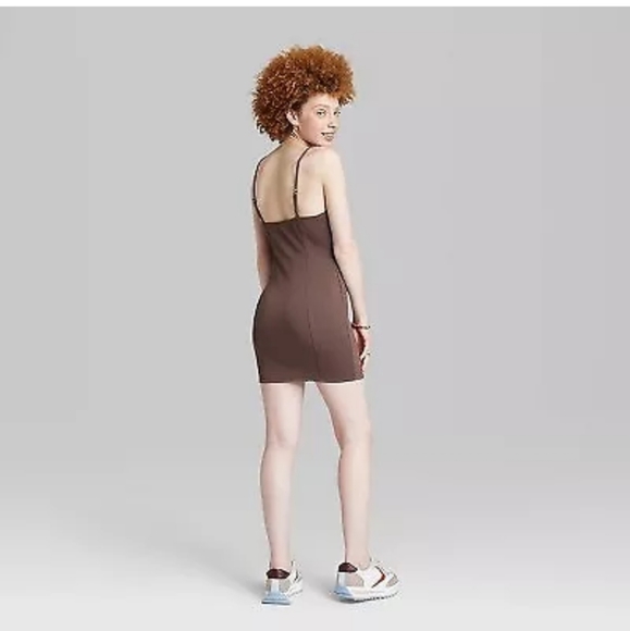 Wild Fable Womens Brown Mini Dress Large NWT - Picture 4 of 4